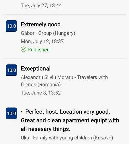 Lägenhet Sea View *